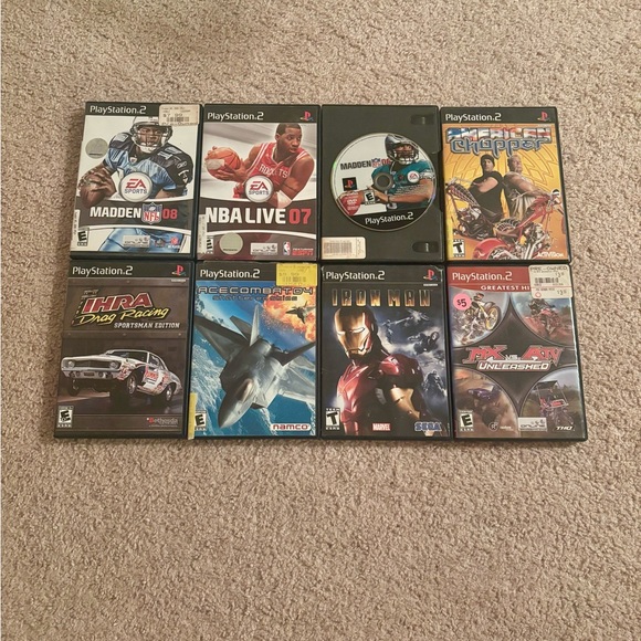 Sony PlayStation 2 Game Collection - Black Cases